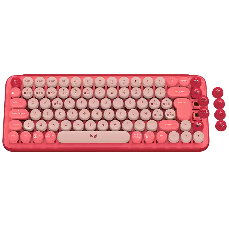 Logitech Teclado Mecanico Inalambricopop Keys Emojis Heartbreaker (Espanol)