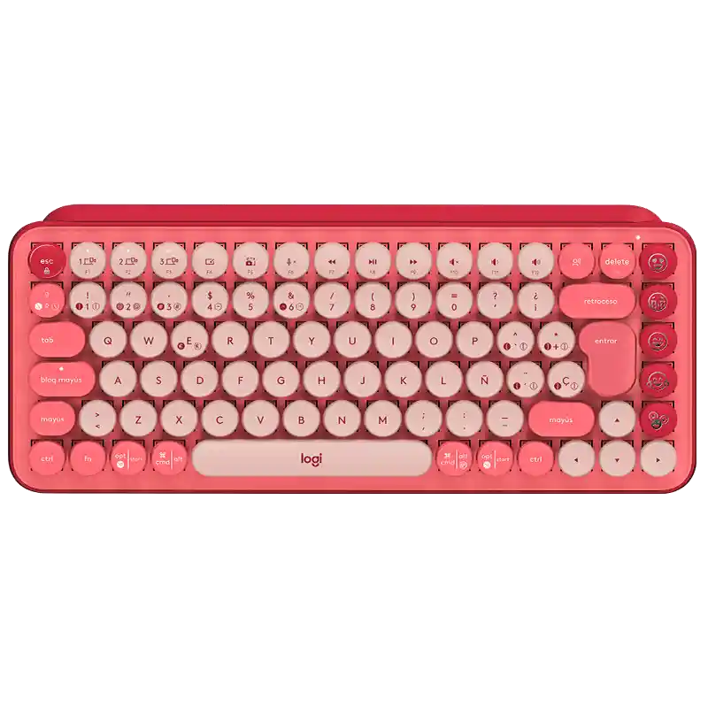 Logitech Teclado Mecanico Inalambricopop Keys Emojis Heartbreaker (Espanol)