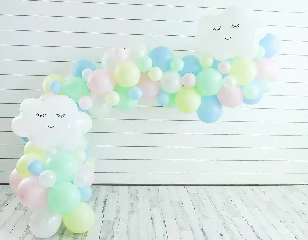 Globos En Forma De Nube X 2 Und Decoracion Fiesta Decoracion