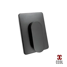 Monomando Ducha Mezclador Rectangular Negro Premium Ccol-1507b