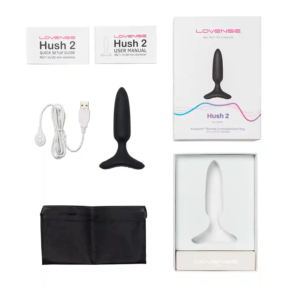 Plug Anal Vibrador Hush 2 Talla Xs Lovense