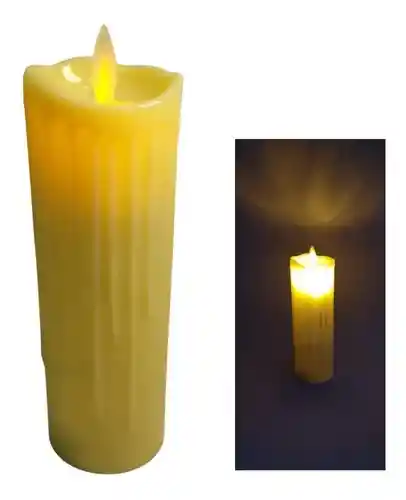 Veladora Luz Led Velas Eléctrica 15 Centimetros