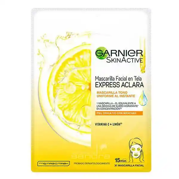 Garnier Skinactive Mascarilla Aclara