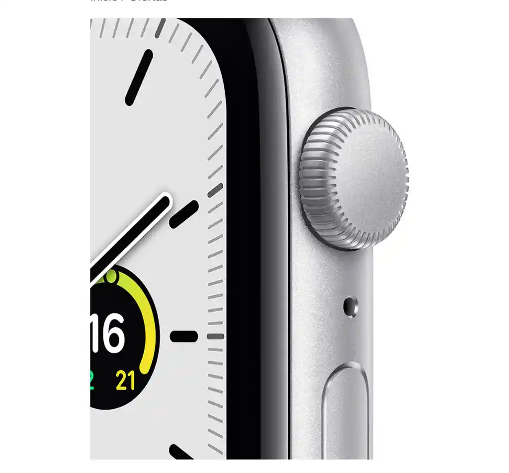 Apple Watch Se Gps 44 Mm Plata / Correa Azul Medianoche