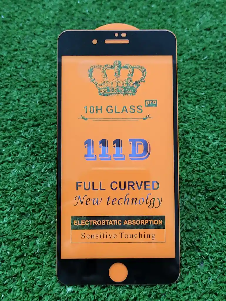 Iphone 8 Plus Vidrio Templado | 111d | 10 H Glass Pro | Contacto Sensible | Full Pegamento