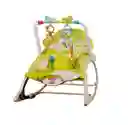 Silla Vibradora Mecedora Relajante Rocker Bebe Infantil Sonidos Niño Verde Jirafa Ref. Ibaby