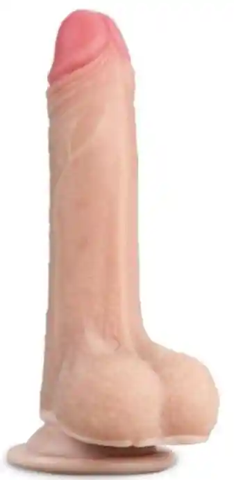 Consolador Lovetoy 17.5 Cm Deslizante Doble Capa De Piel.