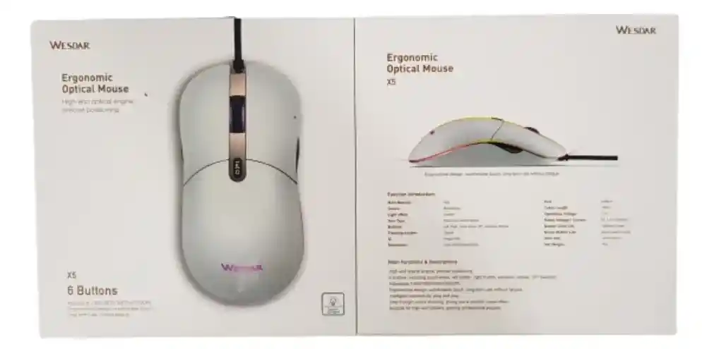 Mouse Gamer Wesdar Profesional X4