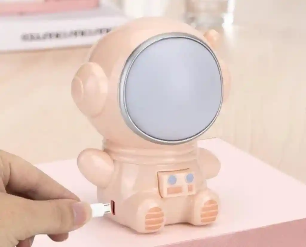 Mini Lámpara Astronauta De Mesa Para Los Niños