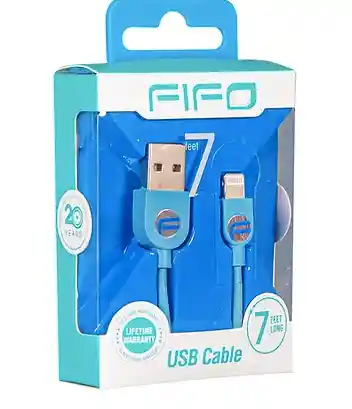Iphone Cable Lightning A Usb Marca Fifo / 210 Cm De Largo