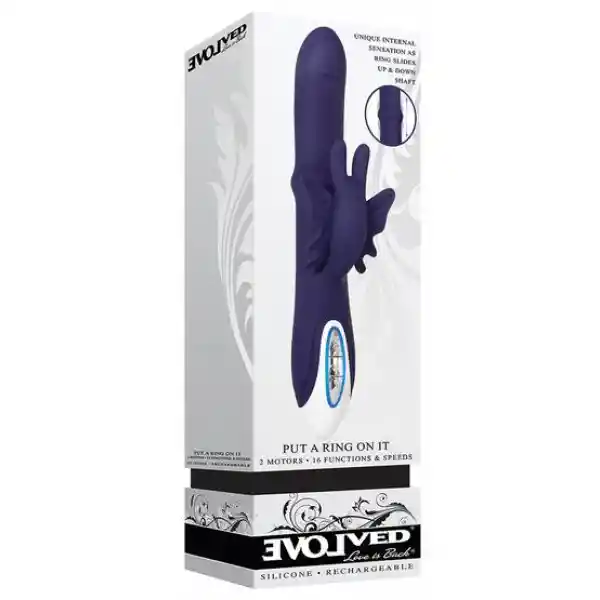 Vibrador Con Anillo Masajeador Evolved