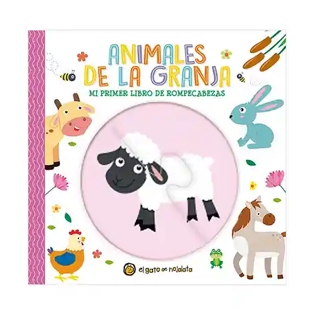 Libro Para Niños Y Rompecabezas Animales De La Granja Niñas