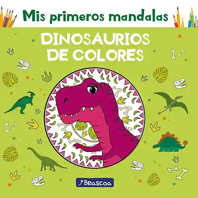 Libro Primeras Mandalas Dinosaurios Colorear Niños Niñas