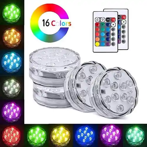 Luz Led Sumergible Con Control