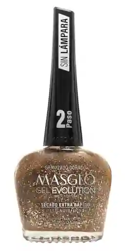 Masglo Esmalte Gel Evolution Granizado Dorado 13,5ml