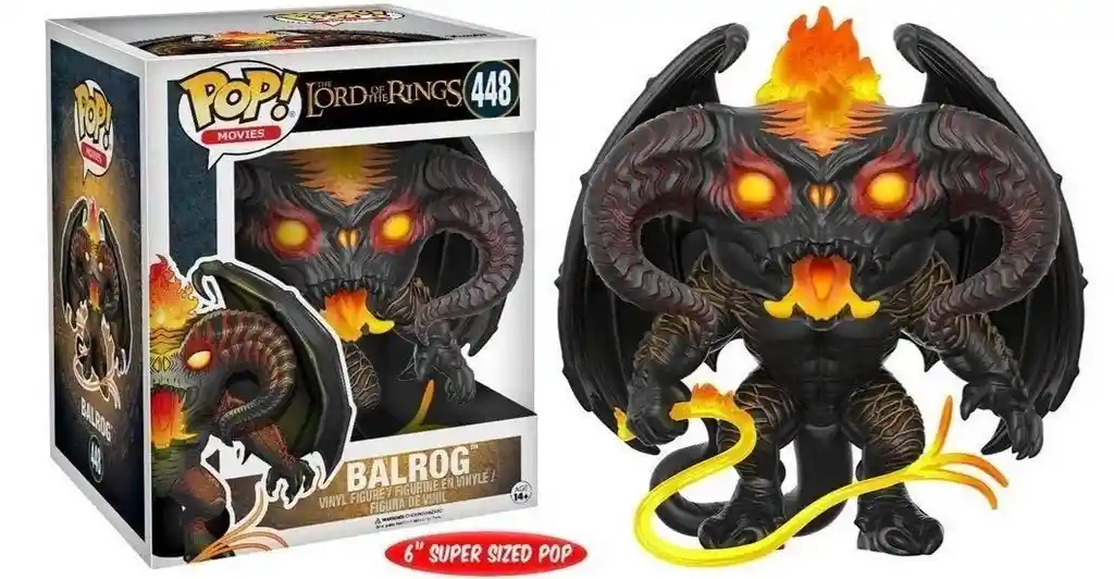 Funko Pop Balrog Pelicula Accion El Señor De Los Anillos