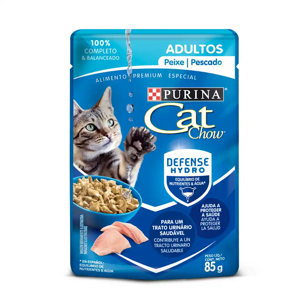 Cat Chow Adultos Pescado * 85gr