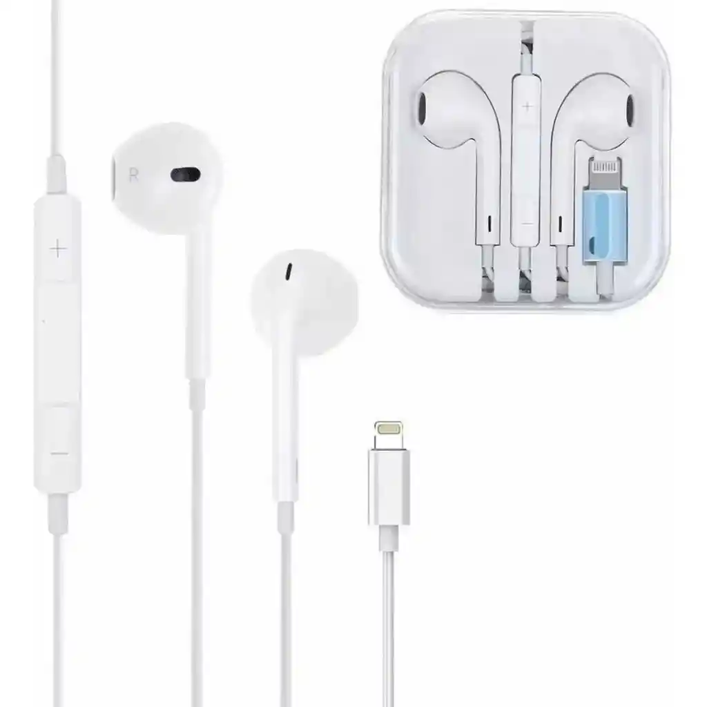  Audifonos Para Apple Aaa Puerto iPhone 7 A 11 Configuracion Por Bluet 