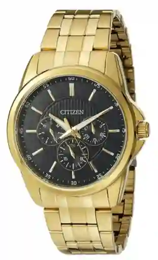 Reloj Citizen Cuarzo Acero Inoxidable Dorado Hombre Elegante
