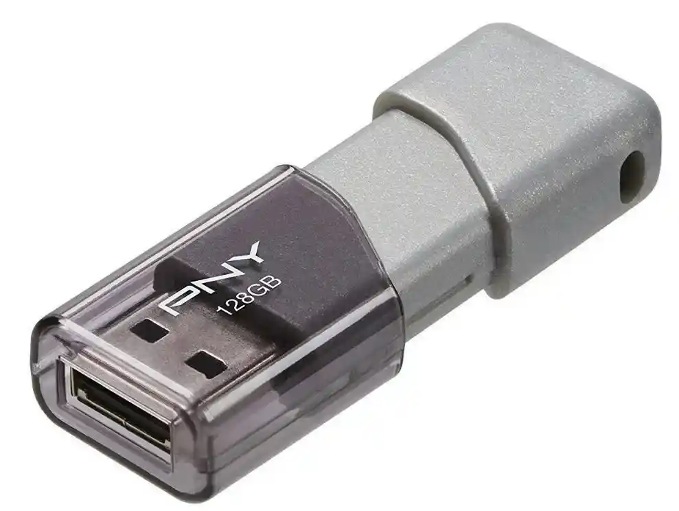 Memoria Usb Pny Turbo Attaché 3 128gb 3.0 Plateado