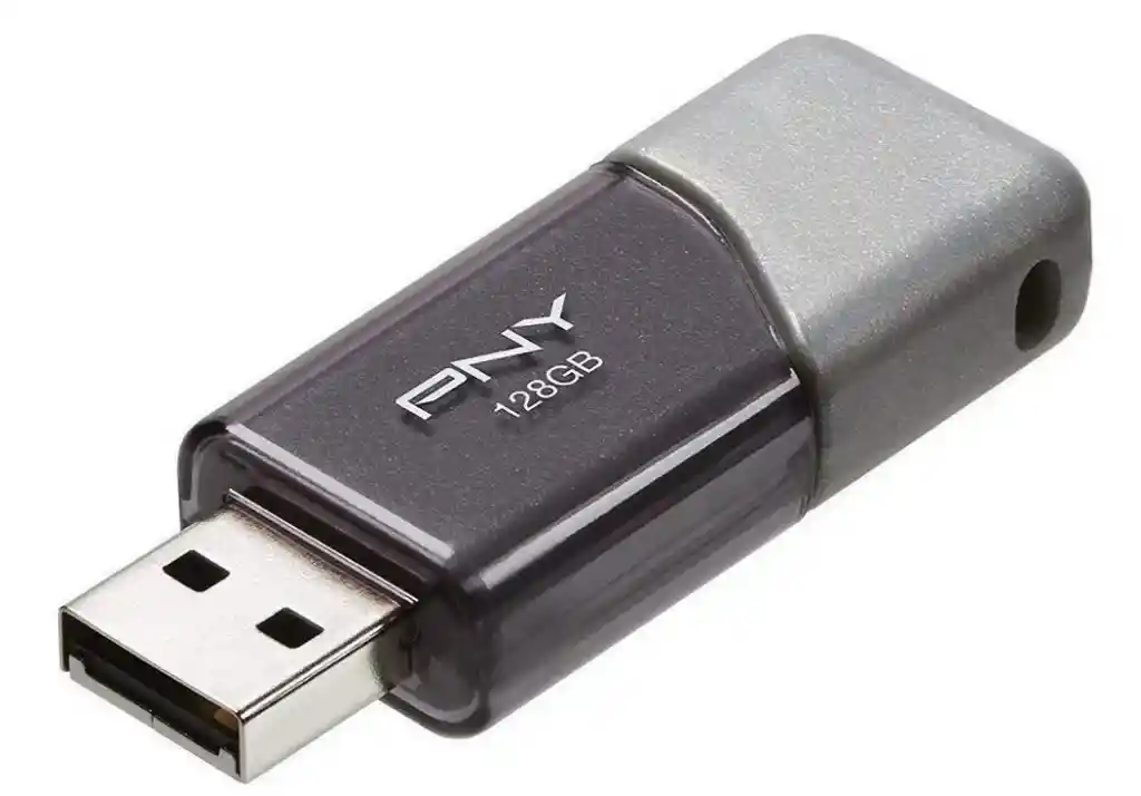 Memoria Usb Pny Turbo Attaché 3 128gb 3.0 Plateado