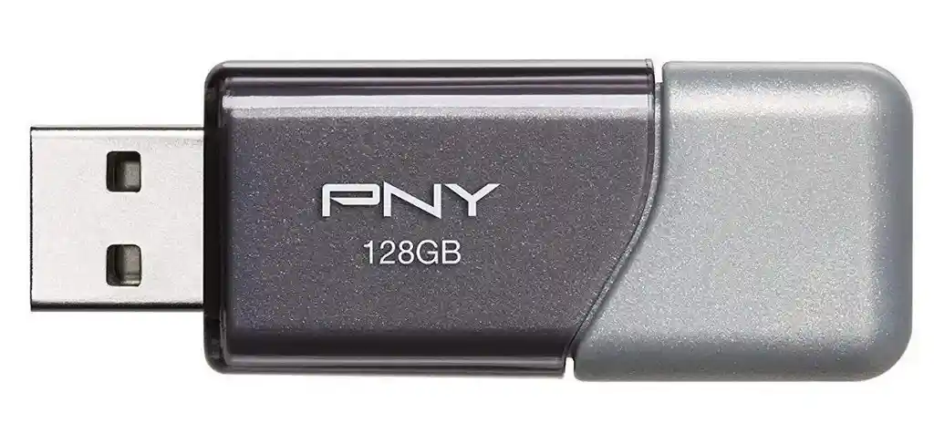 Memoria Usb Pny Turbo Attaché 3 128gb 3.0 Plateado