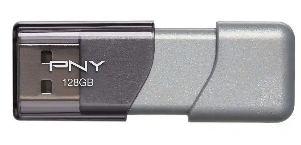 Memoria Usb Pny Turbo Attaché 3 128gb 3.0 Plateado