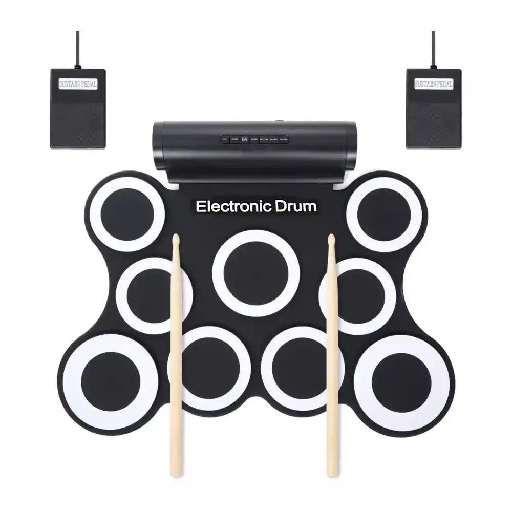 Batería Electrónica Musical Drum 7 Kid Portátil Altavoz