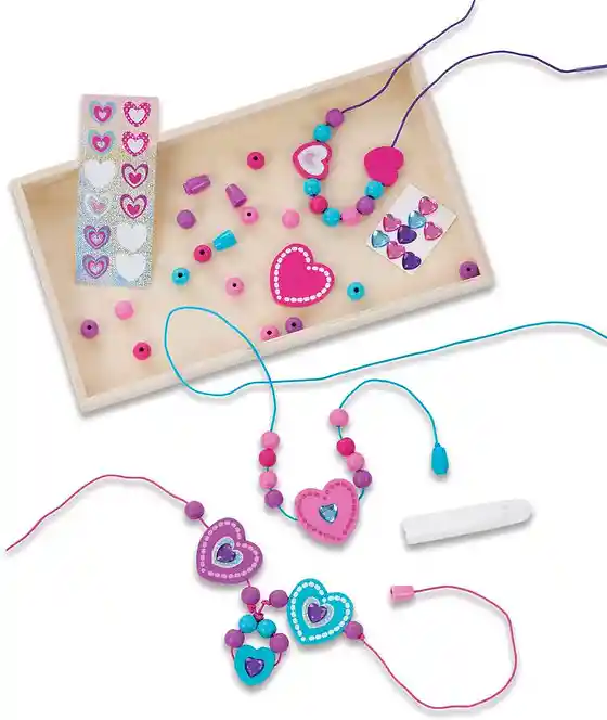 Juguete Niñas Set De Manualidades Joyas Corazones Arte Steam