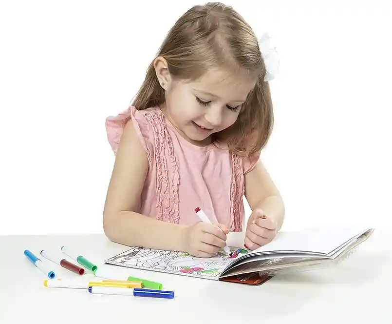 Libro Para Niños Animales Colores Mágicos Niñas Arte