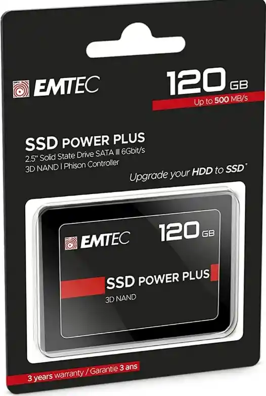 Disco Ssd Interno 120gb Emtec 2.5 Power Plus Unidad Solido