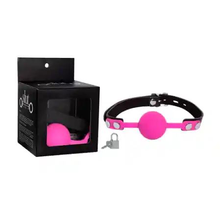 Silicone Ball Gag Pink