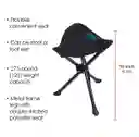 Silla Trípode Camping Plegable Taburete Portátil Alluma