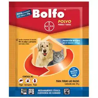 Bolfo Polvo Antipulgas 1 Sobre X 20 Gr