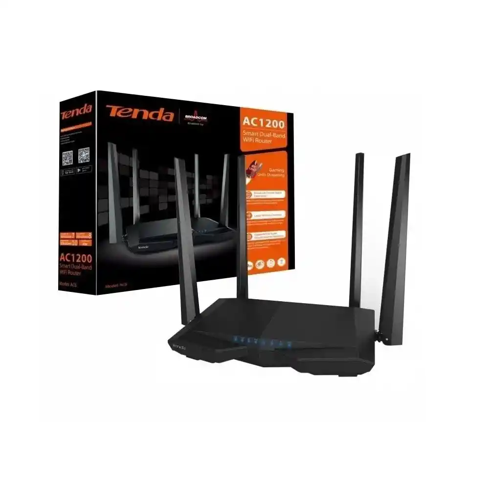 Rompemuros Tenda Ac11 5 Antenas Gigabit Banda Dual 2.4/5g