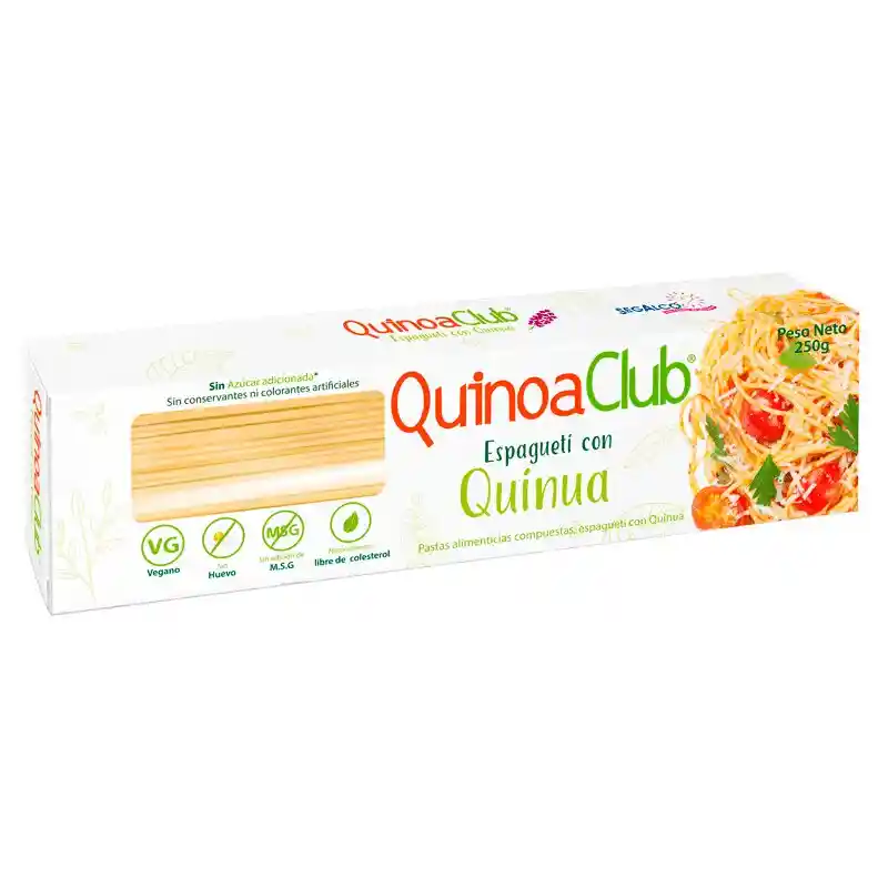 Quinoaclub Espagueti Con Quinua250G