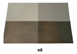 Juego De Mesa X6 Individuales