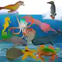 Animales De Mar Juguete Didáctico Infantil Figuras Marinas
