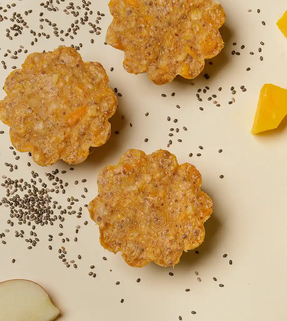 Avena Con Mango, Chía Y Mantequilla De Almendras