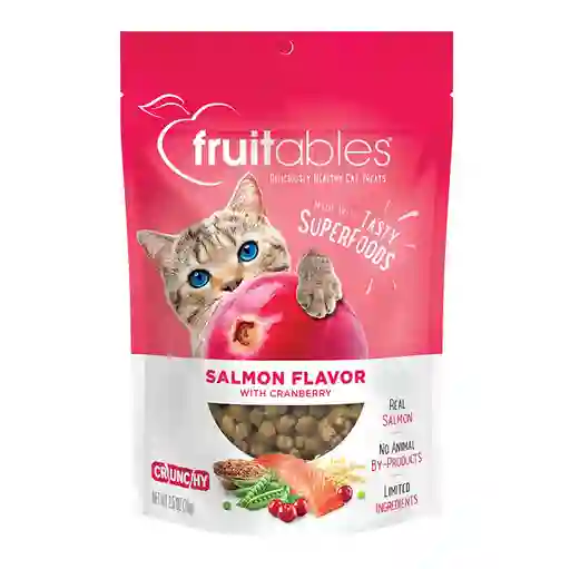 Galletas Fruitables Para Gato Sabor Salmon X 70 Gr