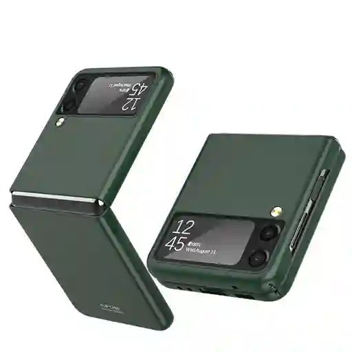 Estuche Para Samsung Galaxy Z Flip 3 En Verde Militar Matte