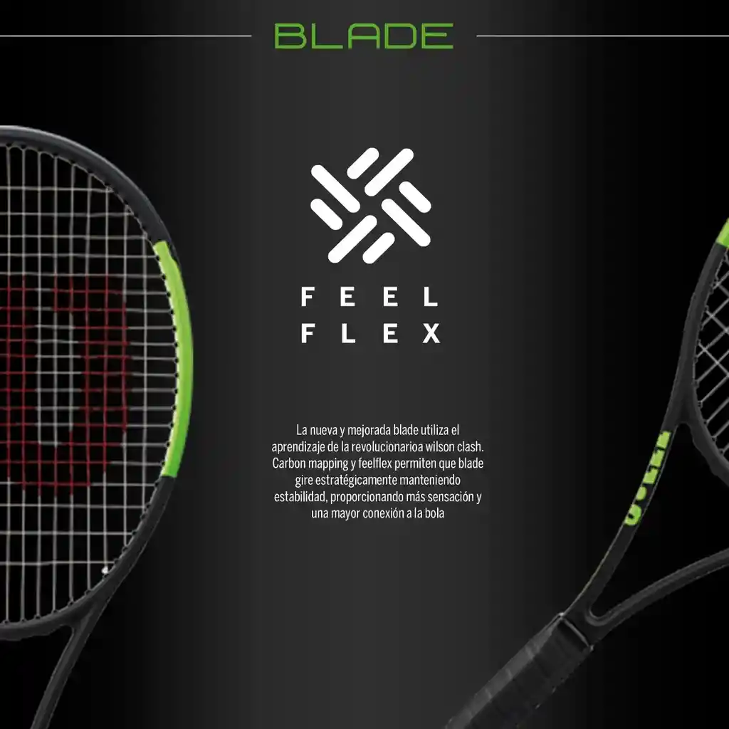 Wilson Raqueta Tenis Profesional Blade 100l Grip 2