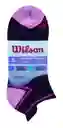 Wilson 3 Pares Mediascalcetines Para Dama Tin Corto