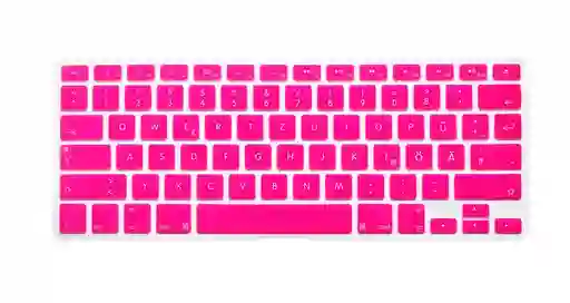 Protector De Teclado En Silicona Para Macbook Pro 13 Touch Bar (2016 - 2022) - Rosado