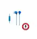 Sony Audifonoscon Funcion Manos Libres Mdr-Ex15Ap Original Azul