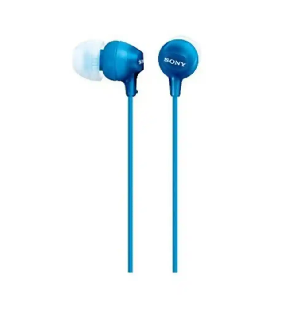 Sony Audifonoscon Funcion Manos Libres Mdr-Ex15Ap Original Azul