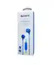 Sony Audifonoscon Funcion Manos Libres Mdr-Ex15Ap Original Azul