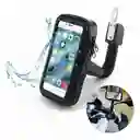 Soporte Bolso Porta Celular Moto Base Para Espejo