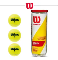 Wilson Tubo De Pelotas Bolas De Tenispelotas Championship Extra Duty