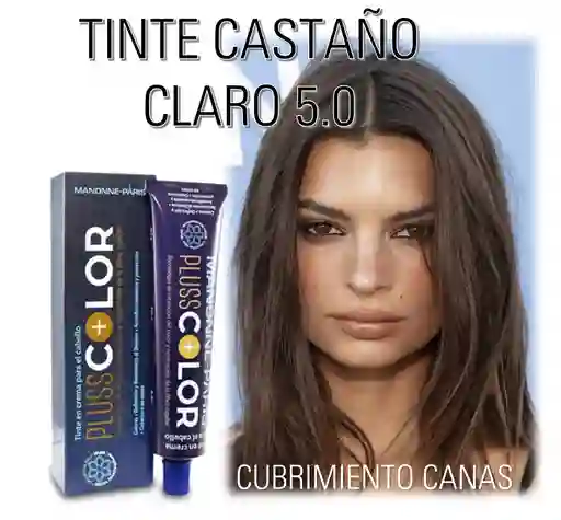 Tinte Castaño Claro 5.0 Manonne Paris - Cubrimiento Canas